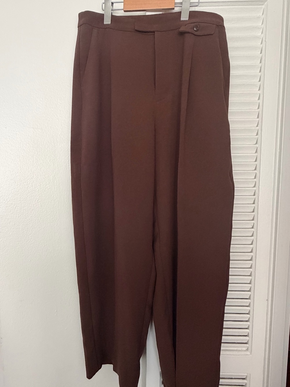 Madewell Rosedale High-Waist Tailored Trousers in Crepe, size 12